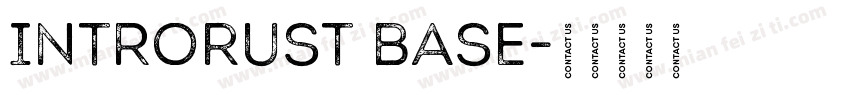 IntroRust Base字体转换